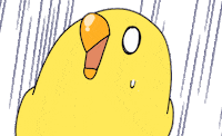 Bird Shock Sticker by A Budgie's Life