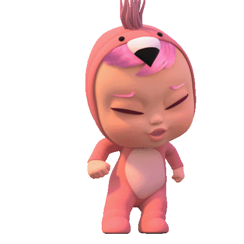 3D Baby Sticker by Kitoons