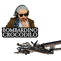 Crocodilo Italian Meme Sticker