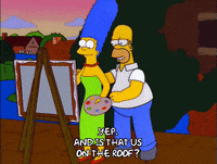 homer simpson hug GIF