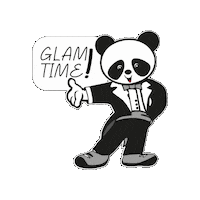 Panda Glam Sticker by CasaHope