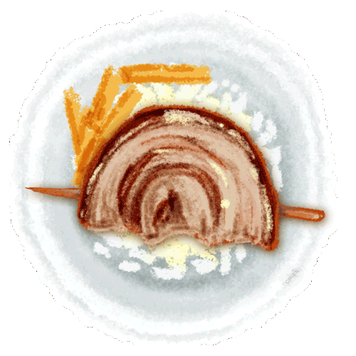 Pork 肉 Sticker