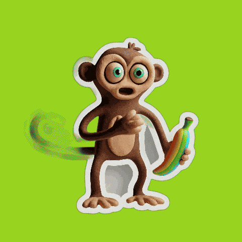 Hungry Monkey GIF