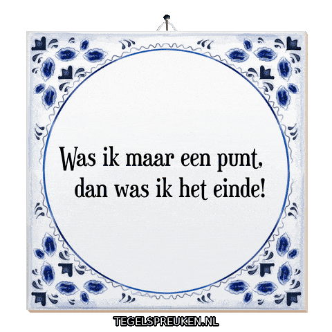 Hoop Troost Sticker by Tegelspreuken.nl