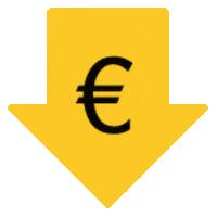 Meubelstunt arrow deal stunt budget Sticker