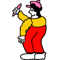 bustlestreet_showcase graphic design game design multimedia design bustle street Sticker