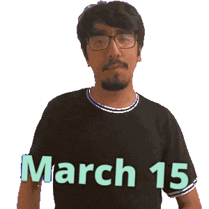 March 15 Sticker