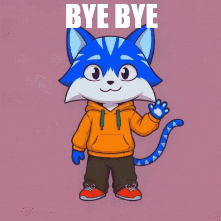 Happy Blue Cat GIF by Doge Pound