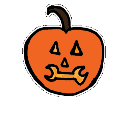 Pumpkin Sticker by Garys East Coast Service