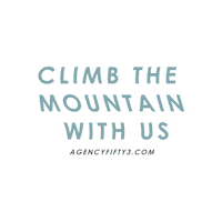 Marketing Mountain Sticker by agencyfifty3