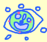 starfruitariel illustration eye zap starfruitariel GIF