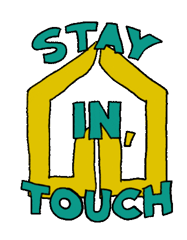 jillycatherine covid quarantine physical distancing stay in touch Sticker
