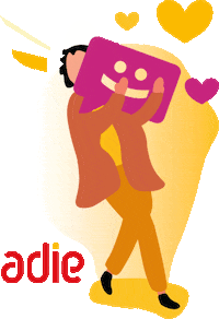 association_adie like share entrepreneur comment Sticker