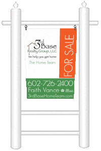 3rdBaseRealtyGroupHomeTeam real estate home realtor sign Sticker