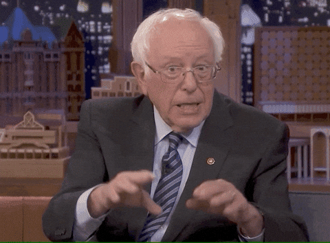 Bernie Sanders gif saying 'That's a big deal'