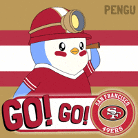 Touch Down Super Bowl GIF by Pudgy Penguins
