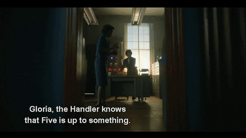 MCMinnow giphyupload umbrella academy s1e6 number five GIF