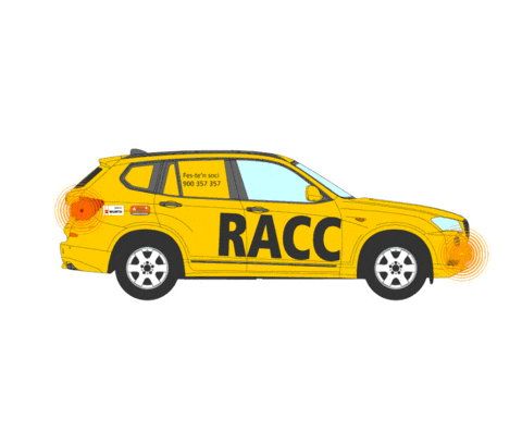 Car Help Sticker by RACC