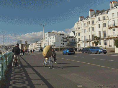 Pomme De Terre Bike GIF by sheepfilms