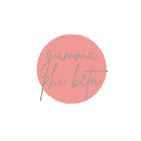 Panhellenic Gamma Phi Beta Sticker