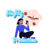 Relaxed Work Sticker by CVQuest