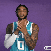 Miles Bridges Applause GIF by Charlotte Hornets