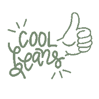 AnnasArttCo cool thumbs up okay beans Sticker