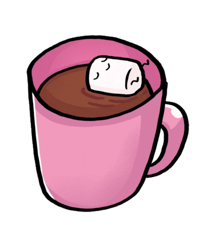 Hot Chocolate Relax Sticker