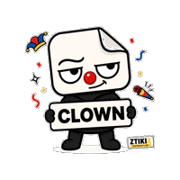 ztikix reaction trump silly joke Sticker