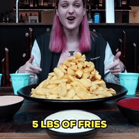 5 LBS Of Fries Challenge