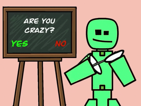 Are You Crazy Seriously GIF by Stikbot