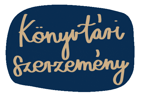Konyv Olvas Sticker by ELTE Könyvtár