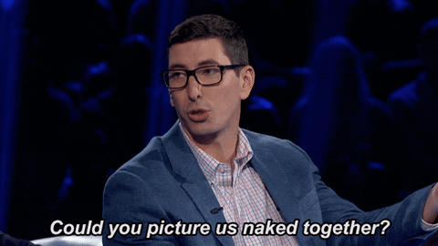 could you picture us naked together fox tv GIF by loveconnectionfox