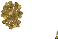 hoppeillustration bee honey abelha honeycomb Sticker