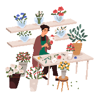 floranova flower florist jdf fleuriste Sticker