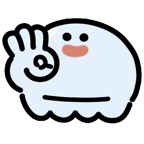 Jellyfish Ok Sticker by kupaberu