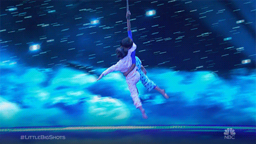 swinging in the air GIF by NBC