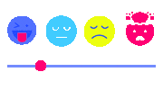 Journifyco chill mental health stress feeling Sticker