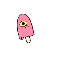 Eye Scream Sticker by goodbadcomics