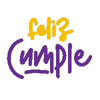 Feliz Cumple Happy Birthday Sticker