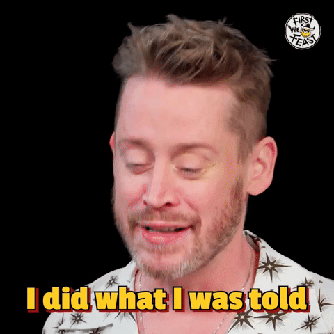 I Did What I Was Told