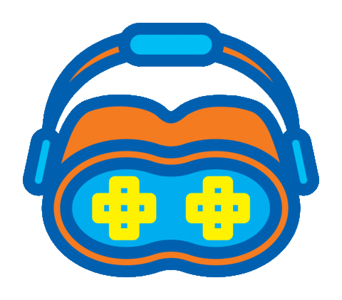 Virtual Reality Vr Sticker by DMU Graphic Design & Illustration