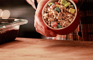 lucky charms breakfast GIF