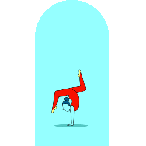 ayrtonmakes handstand contortion contortionist ayrtonmakes Sticker