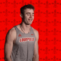 Track Field Go Cards GIF by Louisville Cardinals