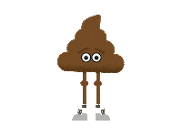 huson poop huson jhuson Sticker