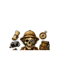 Skull Calavera Sticker