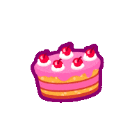 Cake Dessert Sticker by Talking Tom Kids
