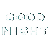 Good Night Text Sticker