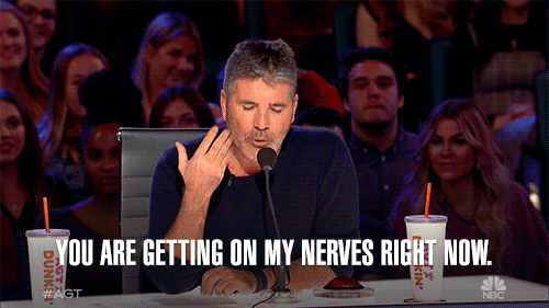 Simon Cowell You Are Getting On My Nerves Right Now GIF by America's Got Talent